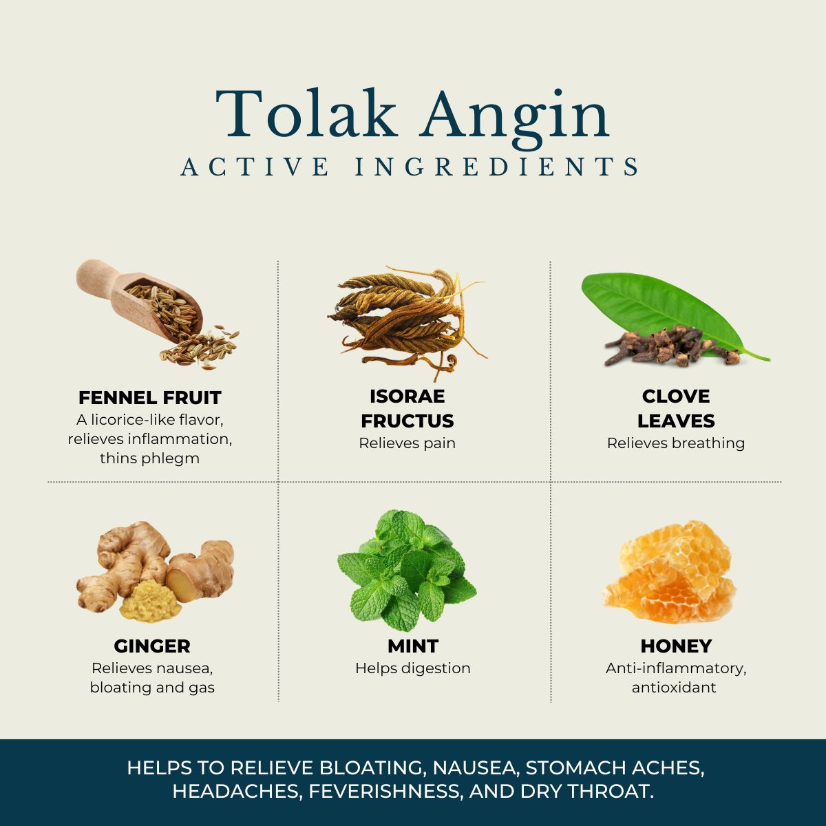 Tolak Angin Herbal Syrup with Honey and Mint