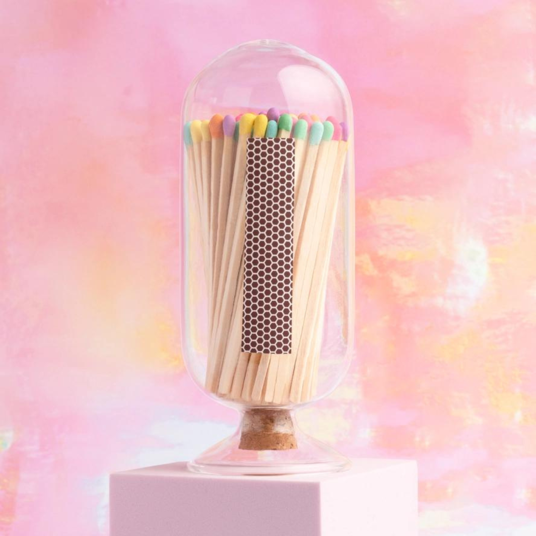 Cloche with Confetti Mix Matchsticks